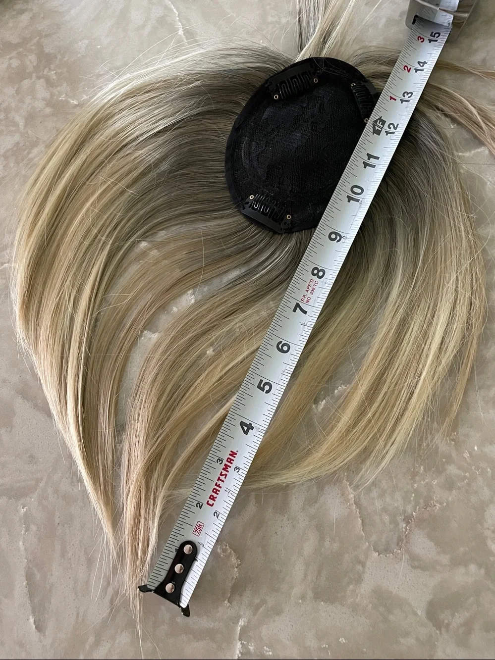 NWT ash blending dirty blonde topper highlights ombré topper